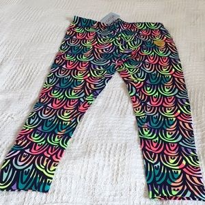NWT Girls size XL 14-16 leggings. Bright, colorful